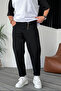 Black Basic Boyfriend Pants