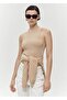 Strappy Knitwear Blouse - 8