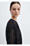 Embroidered dress with puffy sleeves - 5