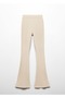 Wideleg Rib Pants - 3