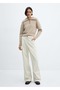 Open collar knitted sweater - 2