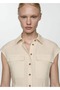 100% linen shirt dress - 7