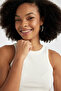 Women's Sleeveless T-Shirt White U0357Az/Wt32 - 2