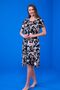 Women's Patterned Buttoned Nightgown - 3