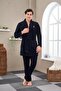 23715 Men's Fleece Dressing Gown - 3