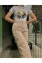 Y2k Cream Cargo Pants