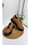 Daily Men's Casual Tan Black High Heeled Patterned Sole Oval Toe Sneaker Sports Shoes 109 - 7