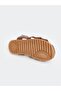 Lcw Steps Brown Leather Look Baby Boy Sandals - 4