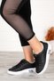 Black - Tina Lace-Up Women's Casual Sports Shoes - 2