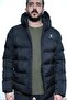 Nolan Men's Hooded Zippered Thermal Fiber Filled Regular Fit Coat 100565456 - 4
