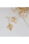 White and Floral Special Design Women's Earrings - 2