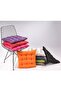 Daisy Pofidik Blue Chair Cushion with Special 9-Stitch Lacing - 5