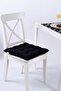 Daisy Pofidik Black Chair Cushion with Special 9-Stitch Lacing