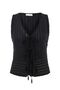 Juana Lace-Up Vest Trousers Set - 2