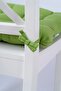 Daisy Puffy Green Chair Cushion Special 9-Stitch Tied - 3