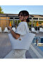 Jute Buttoned Women's Beach Bag Accessory Daily Casual Bag Natural Handmade Stylish Bag - 3