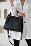 Large Size 31 Cm * 30 Cm 4 Compartments Suitable for Daily Use Tote Bag Women's Shoulder Bag 4067 Petrol - 2