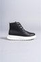 Slw204 Franca Lace-Up Skin Men's Sports Boots Bt Black - 4