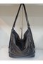 Black Color Women's Shoulder And Backpack