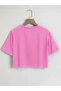 Crop Oversized T-shirt - 2