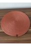 Copper Color Plate Set / 2 Plates / Placemat / Coffee Presentation / Plate Coaster - 32 cm - 6