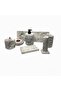 7-Piece Marble Patterned Look Bathroom Set Toilet WC Liquid Soap Dispenser Toothbrush Holder Concrete Accessories - 4
