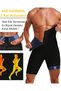 Sauna-Shorts High Waist Graffed Sauna Thermal Recovery and Tightening Sports Shorts Mystic - 3