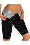 Sauna-Shorts Model Fat-Burning Slimming Two Size Slimming High Waist Graffed Sauna Thermal Shorts - 2