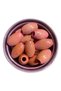 30 Mm Powder Pink Oval Wooden Beads - 12 Pieces - 3