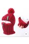 Winter Wind Resistant Knit Ski Hat, Warm Woolen Yarn Knit Winter Hat Outdoor Sports - 2