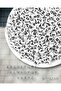 Letter Beads, 4x7 Mm Flat Black Letter Beads on White (200 Pieces) - 3