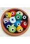 Colored Large Dandelion Glass Beads (2.5cm - 8 Pieces) - 3
