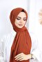 Hijab Women's Cotton Jazz Shawl Model _ Tile - 3