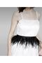 Design Feathered Vintage Belt Black - 2