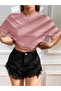 Colorful Oversized Cropped T-Shirt - 4
