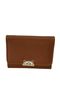 1026-Tan Wallet with cats