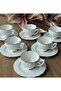 6-Person Porcelain Coffee Cup Set