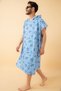 Anchor Pattern Adult Surf Summer Poncho Hooded Beach Towel Beach Dress - 3