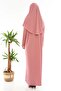 Easy to Wear One Piece Prayer Dress Dried Rose - 2
