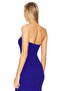 WOMEN'S Cobalt BLUE Strapless JERSEY Cropped TOP - 4