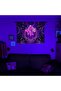 Magically Glowing Mushrooms/ Glowing Neon Wall Cover with Blacklight - 3