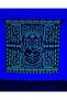 غطاء حائط نيون نشط بالأشعة فوق البنفسجية لامع Ganesha/Blacklight