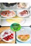 100 Pieces Practical Stretch Pot and Plate Cap with Lid - Guida Protective Solution
