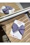 Purple Plaid Bow Buckle - 2
