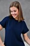 Women's Top and Pants T-Shirt Tiril Summer Modal Set - Navy Blue - 8