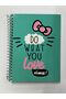 Hello Kitty A6 80yp - دفتر ملاحظات أصلي مخطط