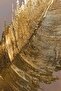 هاريكابيريف | مزيج من الذهب والأسود البرونزي على اليسار | طاولة من الزجاج المقسى بإطار عمودي واحد - 2