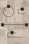 Set of 4 - Flat Towel Rack Round Towel Rack Roll Napkin Holder - Towel Rack Toilet Paper Holder