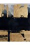 Hari̇kabi̇rev | Gray-Gold-Black Abstract Abstract Combination 03 | Framed Glass Table 3 Pieces Vertical - 3