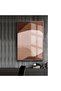 Hari̇kabi̇rev | Cream-Beige-Brown Abstract Model 2 | Framed Tempered Glass Table Single Vertical